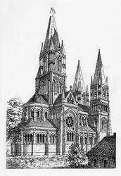Cork Cathedral, illustration from 